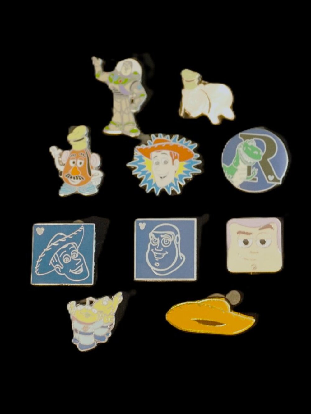 Disney Pin Trading 10 Pin Lot Featuring Toy Story (080)